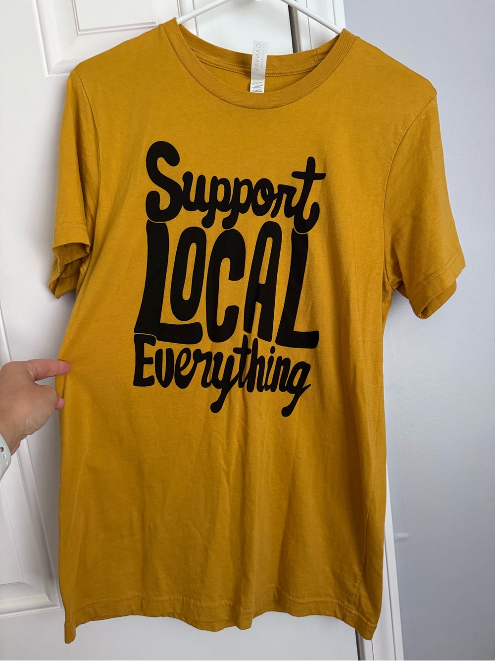 Mustard Yellow Graphic Tee